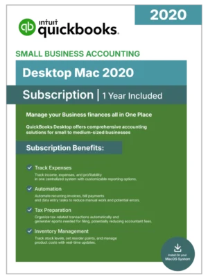 QuickBooks Desktop Mac 2020 - No Subscription