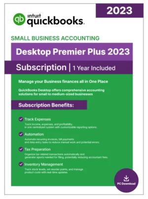 QuickBooks Desktop Premier Plus 2023 - 1 Year Subscription